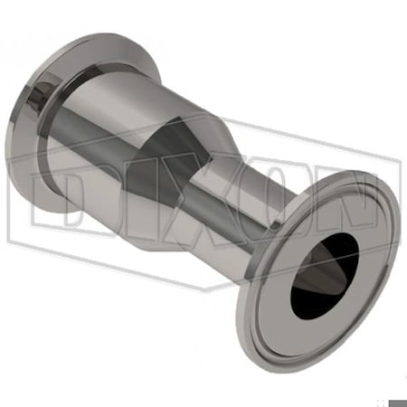 BioPharm High Purity Concentric Reducer, 1-1/2 X 1 In Nominal, Clamp End Style, 316L Stainless Steel